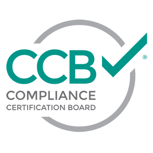 CCB Badge for Compliance with Masters in Health Law